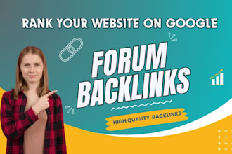do forum posting niche relevant high quality forum backlinks