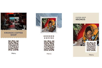 design a qr menu for your business