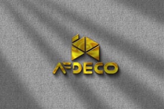 create a custom 3d business logo as a present that includes a favicon