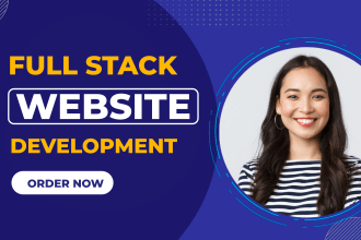 build, rebuild website development as full stack developer, front end developer