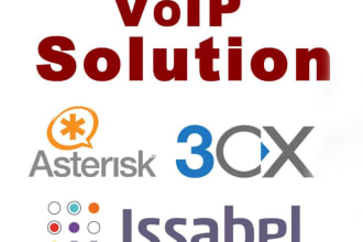 fix or setup your asterisk,  freepbx, issabel, grandstream