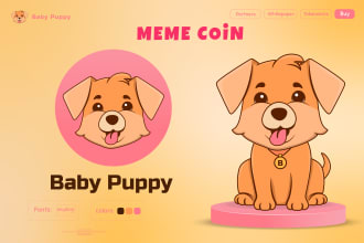 do meme coin crypto token cryptocurrency meme logo design