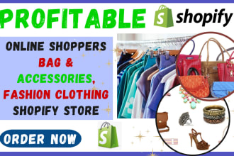 design online shoppers store bags and accessories shopify fashion clothing store