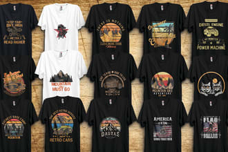 make premium vintage t shirt designs