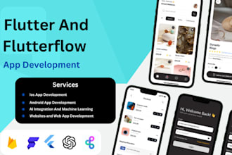 build a flutterflow flutter mobile app flutterflow web app