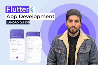 be flutter developer for android and ios