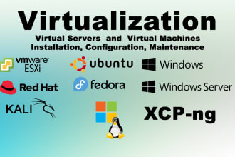 setup virtualization, vmware oracle box  into your server pc