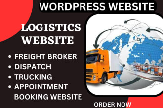 logistics booking website, trucking, freight broker, dispatched, booking website
