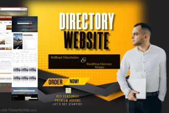 design wordpress directory website,  brilliant directory website