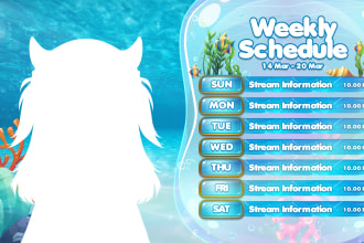 design vtuber stream schedule for your streaming
