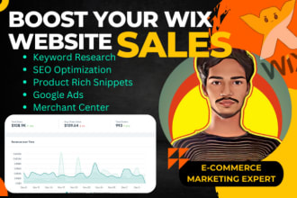 boost wix store sales, wix ecommerce store seo marketing