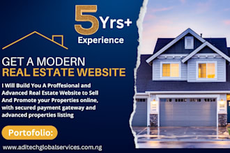 develop a proffesional real estate website