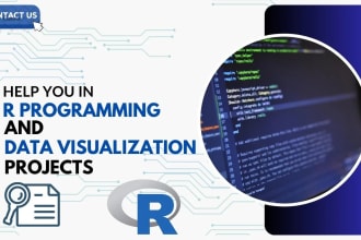 do r programming, r coding, data analysis, visualization using r studio