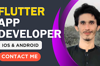 develop flutter app, android and ios app development