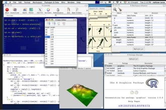 do r programming , r coding, data analysis, visualization using r studio