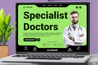 do modern and trendy website uiux design for your business