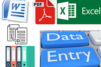 data entry and convert file