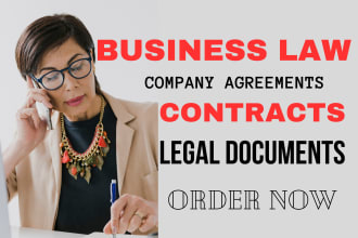 draft contract, agreement, business law, company law and other legal documents