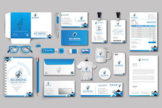 design professional business card, letterhead and stationery design