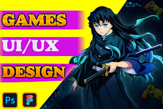 design unique professional game ui ux designs