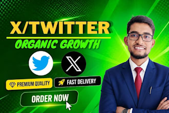 do organic twitter x promotion and marketing for follower growth