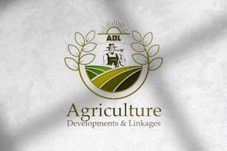 create outstanding agriculture farm botanical garden or environment logo