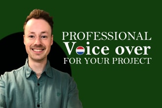 be your male dutch voice over