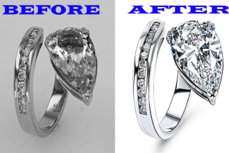 do professionally retouch and edit your jewelry image in photoshop