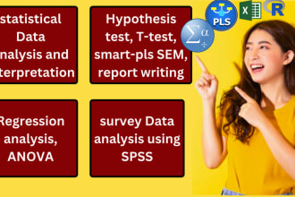 do data analysis, anova, correlation, regression, moderation, mediation