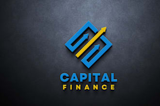 design unique logo about capital, finance, investment, property, real estate