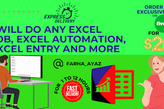 do excel spreadsheet, excel vba, data entry, excel functions