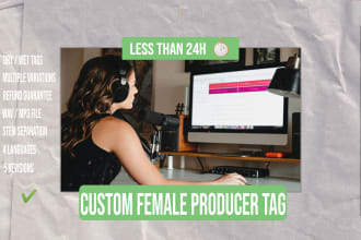 make a customized female beat tag