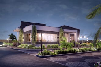 interior exterior 3d rendering, sketchup, 3ds max model and visualization