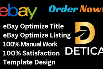 do ebay listing, ebay product listing, ebay SEO optimized, ebay lister