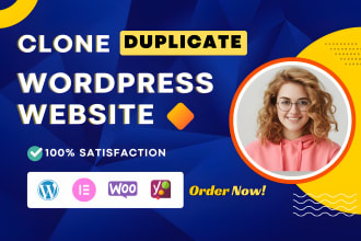 copy clone, duplicate or revamp wordpress website by elementor pro