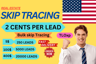 do real estate skip tracing and llc skip tracing in bulk
