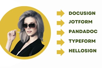 setup docusign jotform pandadoc typeform google form hellosign proposify cognito