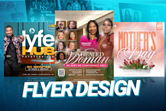 deliver a creative and professional flyer for your business
