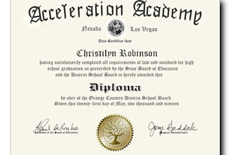 do create professional custom certificate diploma