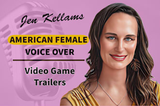 record your american female voice over for an epic book or video game trailer