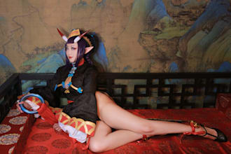model in a cosplay of your choice