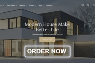 create a real estate investor websites, we buy houses website, landing page