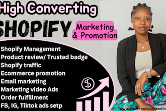 shopify marketing sales funnel, shopify ecommerce store promotion to boost sales