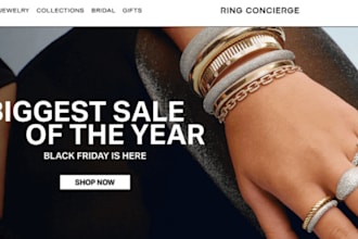 design luxury jewelry shopify store jewelry repair website jewelry wix website
