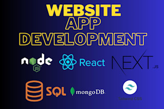 be your frontend backend website developer using reactjs, nodejs , nextjs , mern