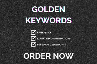 do keyword golden ratio research to find ranking topics