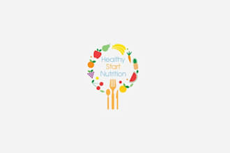 create identity maternal pediatric dietitian logo design