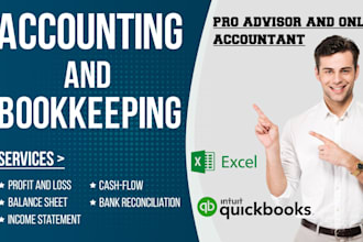 do all the financial statements, bank reconciliation