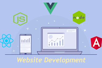 custom website development, react developer, nodejs developer