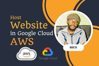 setup your website in AWS, google cloud, digitalocean, linode
